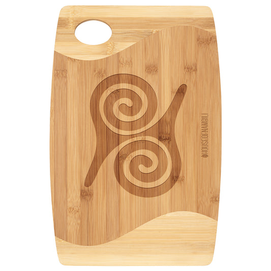 HoN Adinkra Bamboo Cutting Board - Bravery - House Of Nambili