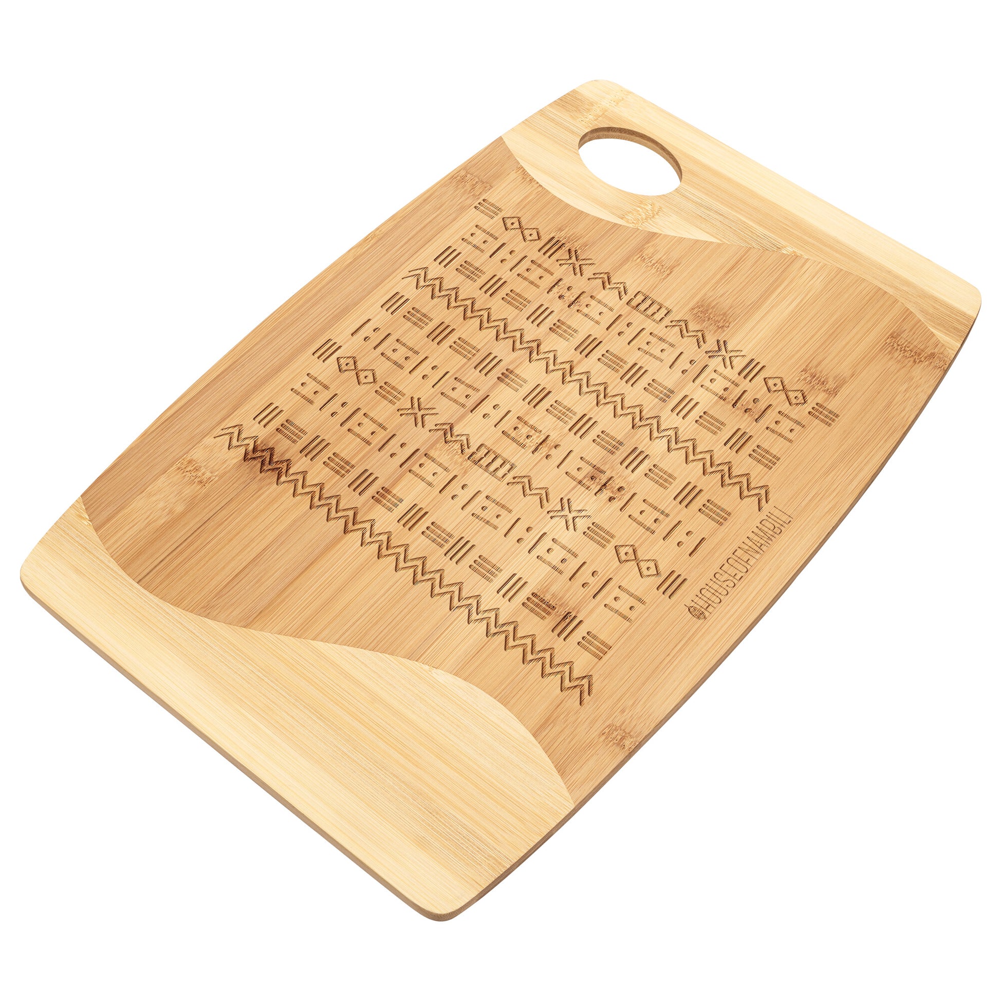 HoN Bogolanfini Bamboo Cutting Board 2 - House Of Nambili