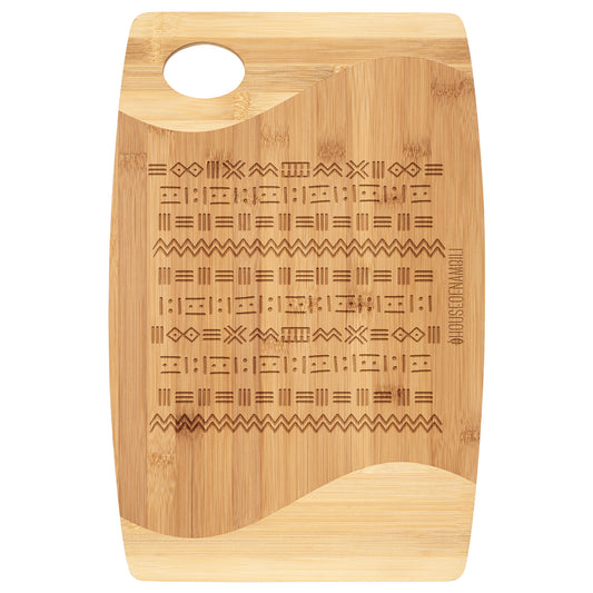 HoN Bogolanfini Bamboo Cutting Board 2 - House Of Nambili