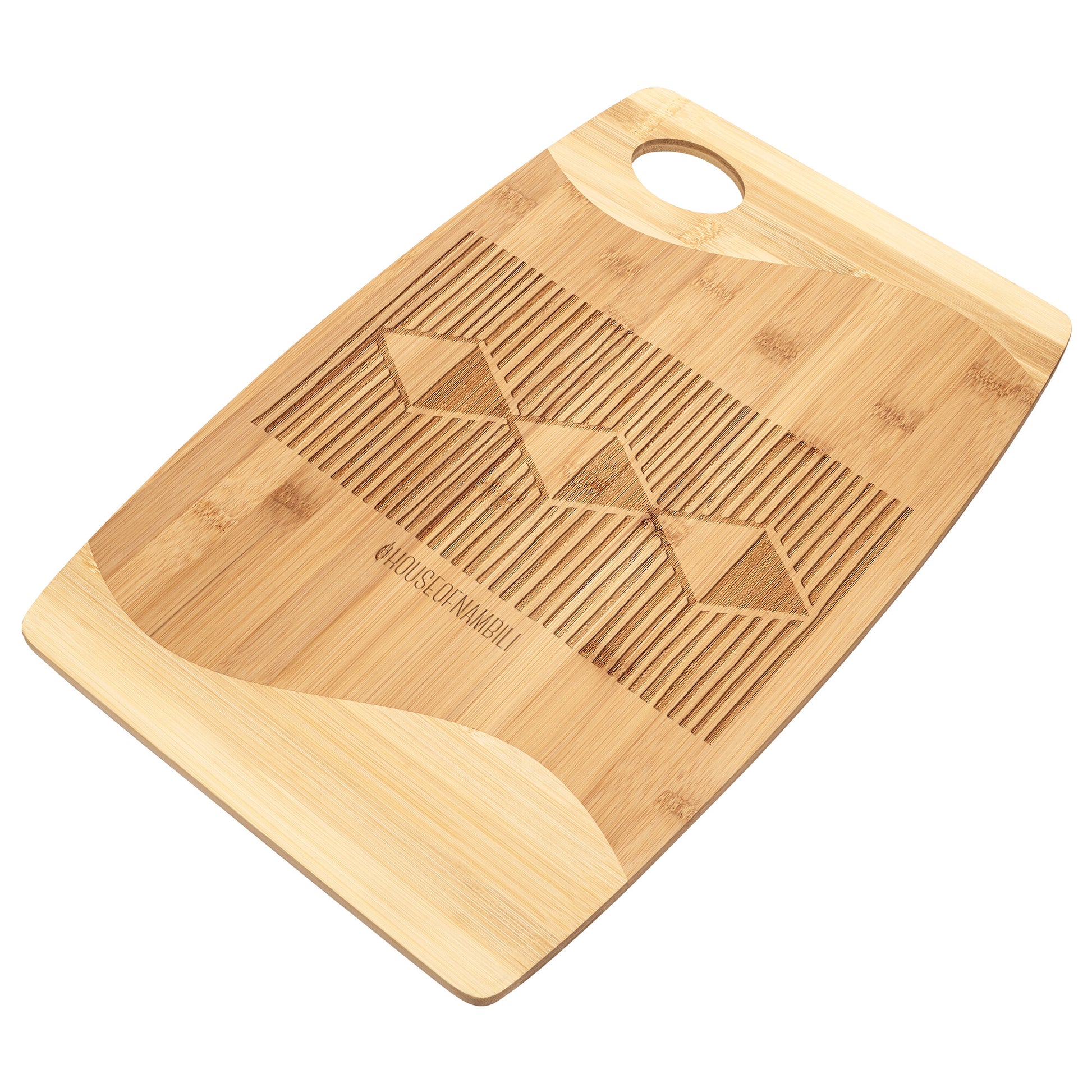 HoN Bogolanfini Bamboo Cutting Board 3 - House Of Nambili