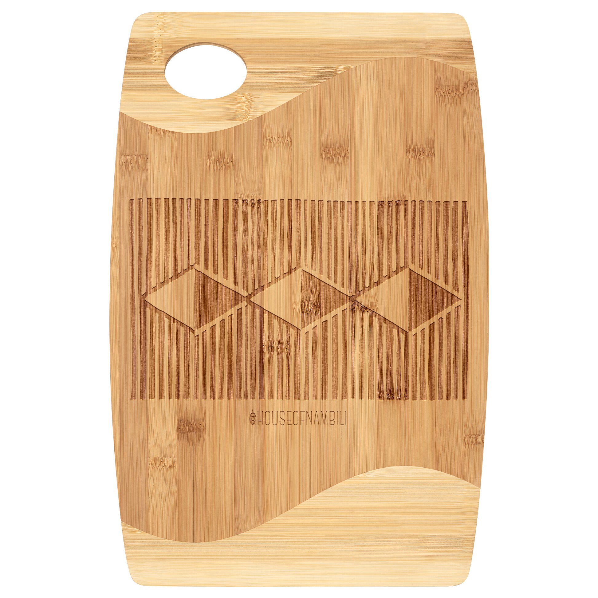 HoN Bogolanfini Bamboo Cutting Board 3 - House Of Nambili