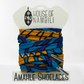 Amahle Wax Print Laces - Blue/Purple/Orange/White - House Of Nambili