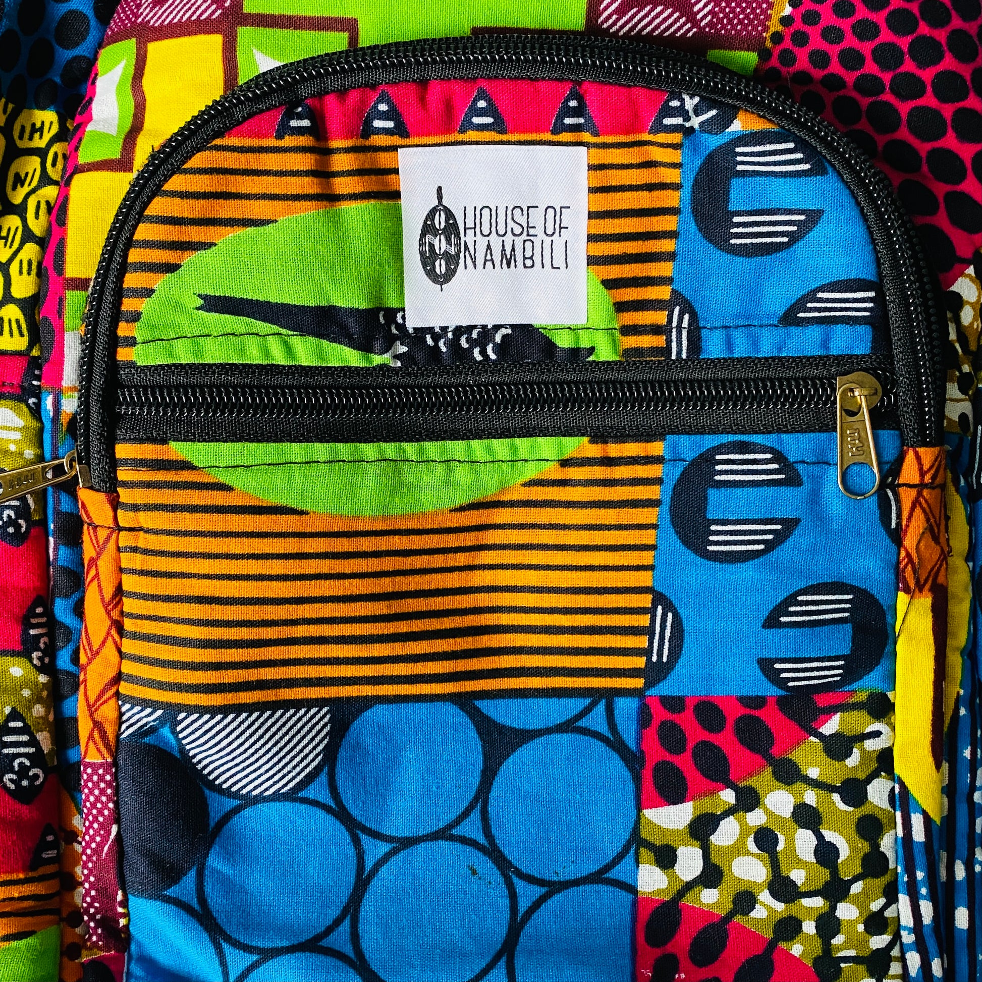 #HoN African Print Backpack - Small - House Of Nambili