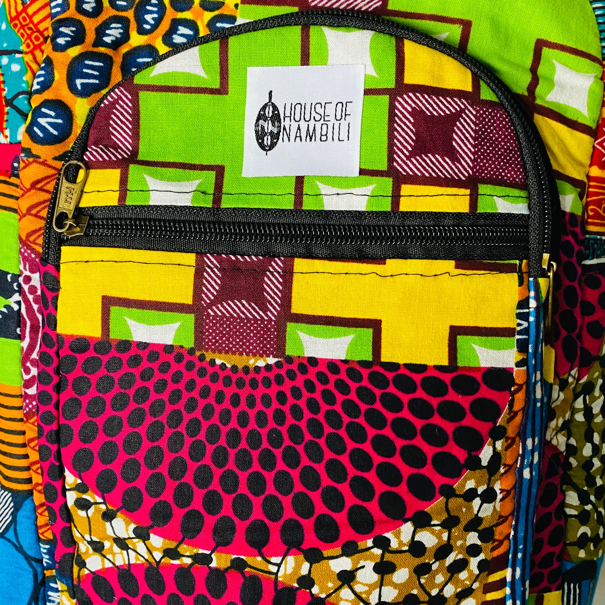 #HoN African Print Backpack - Small - House Of Nambili