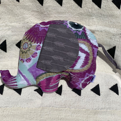 Ngozi Elephant Pillow - Purple/Grey - House Of Nambili