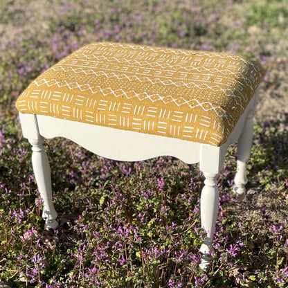 Mustard & Ginger MudCloth Bench - House Of Nambili