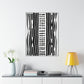 HoN Abstract Canvas B&W #3