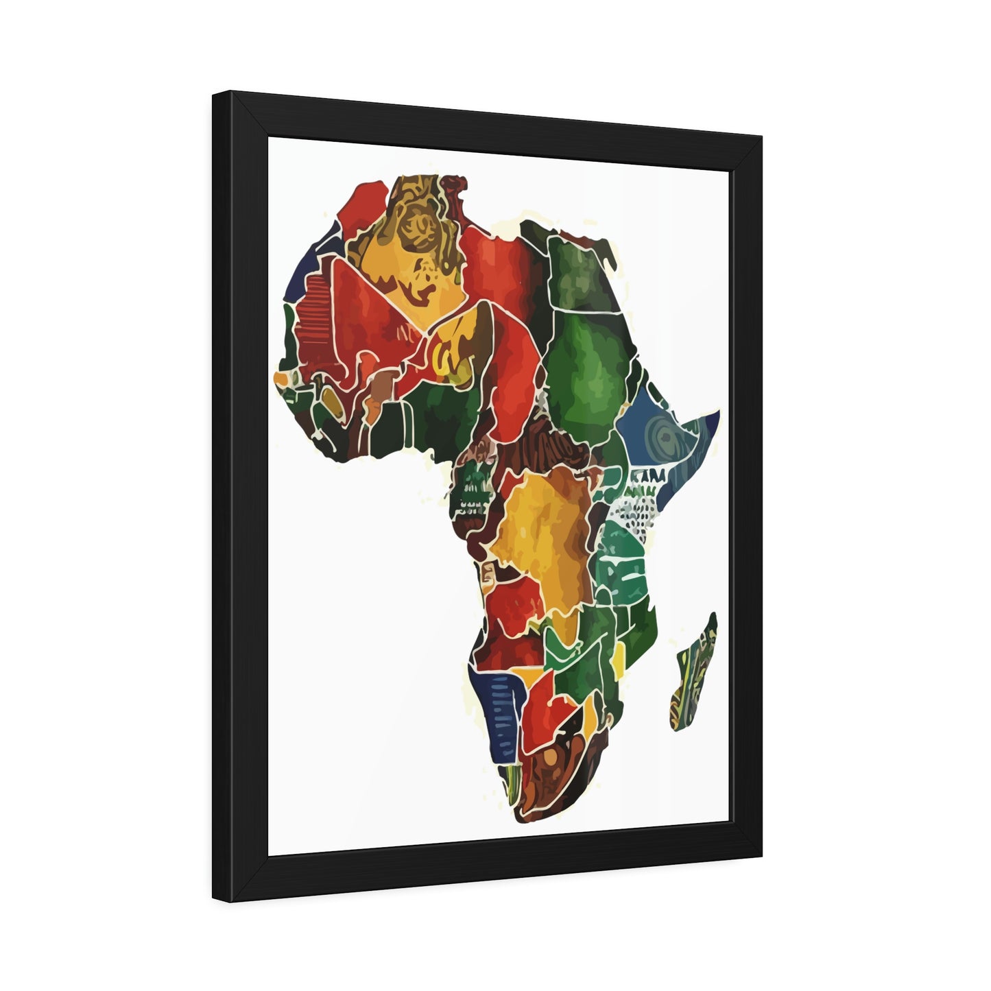 Framed Africa Abstract Posters