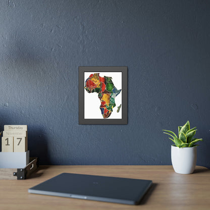 Framed Africa Abstract Posters