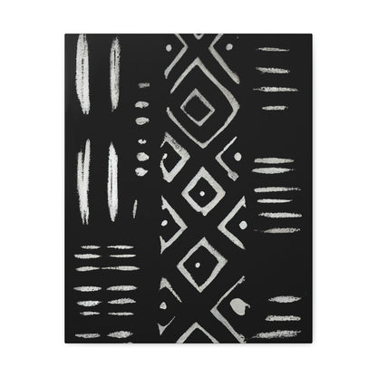HoN Abstract Canvas B&W #6