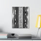 HoN Abstract Canvas B&W #3