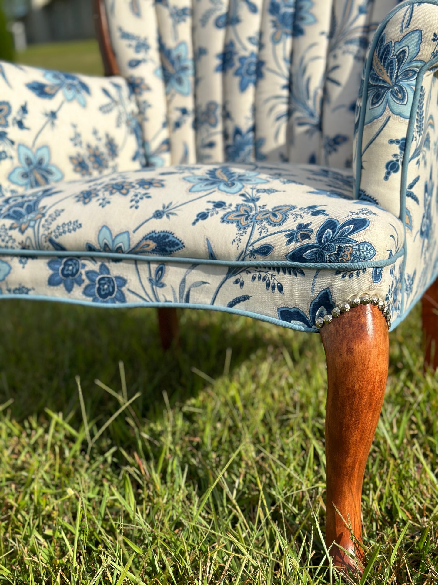 Harmony Blues Accent Chair