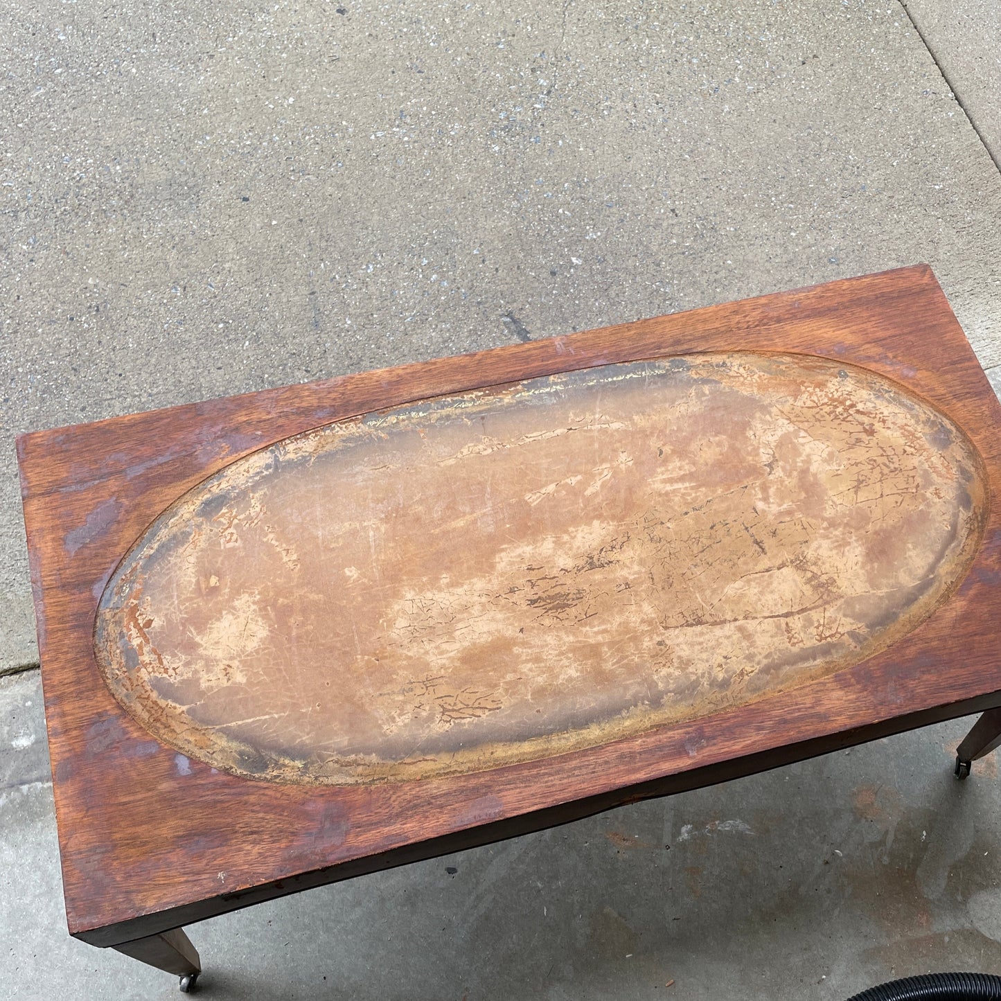 Sage Herringbone Coffee Table