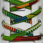 Amahle Wax Print Laces - Green/Red/Yellow/Black Kenté - House Of Nambili