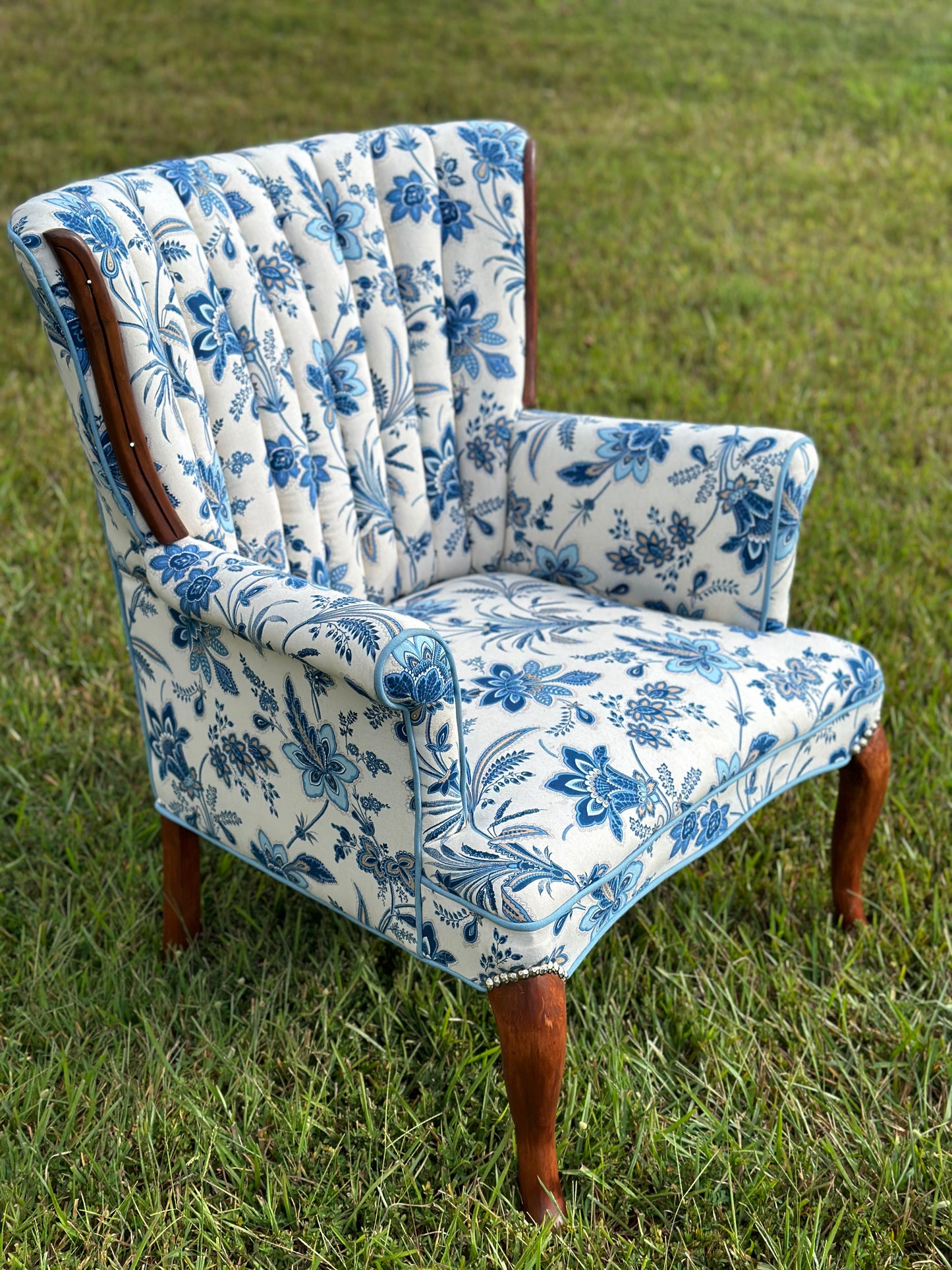 Harmony Blues Accent Chair