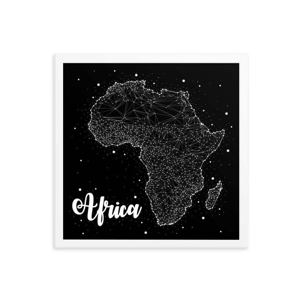 Framed 'Africa' Constellation Poster - House Of Nambili