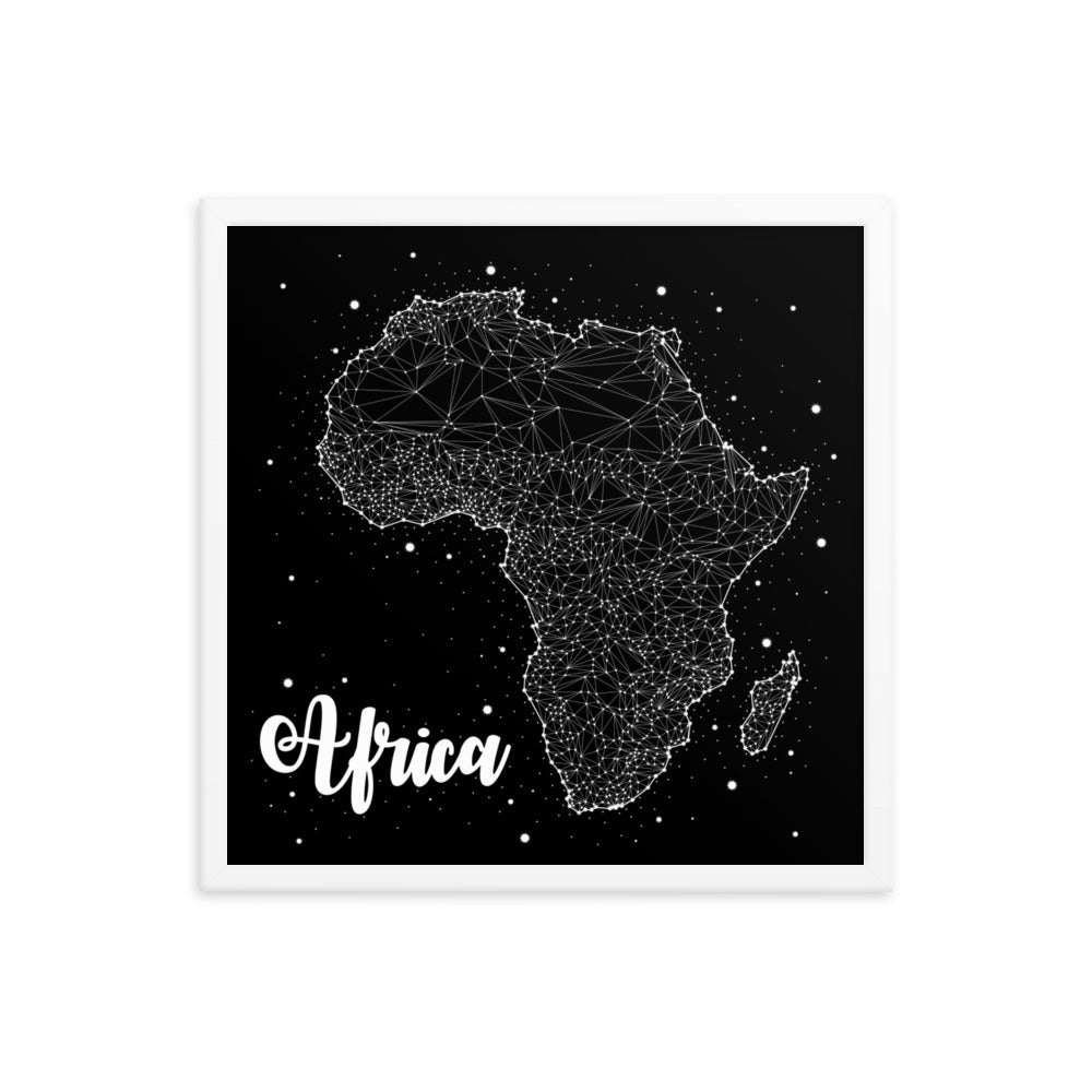 Framed 'Africa' Constellation Poster - House Of Nambili