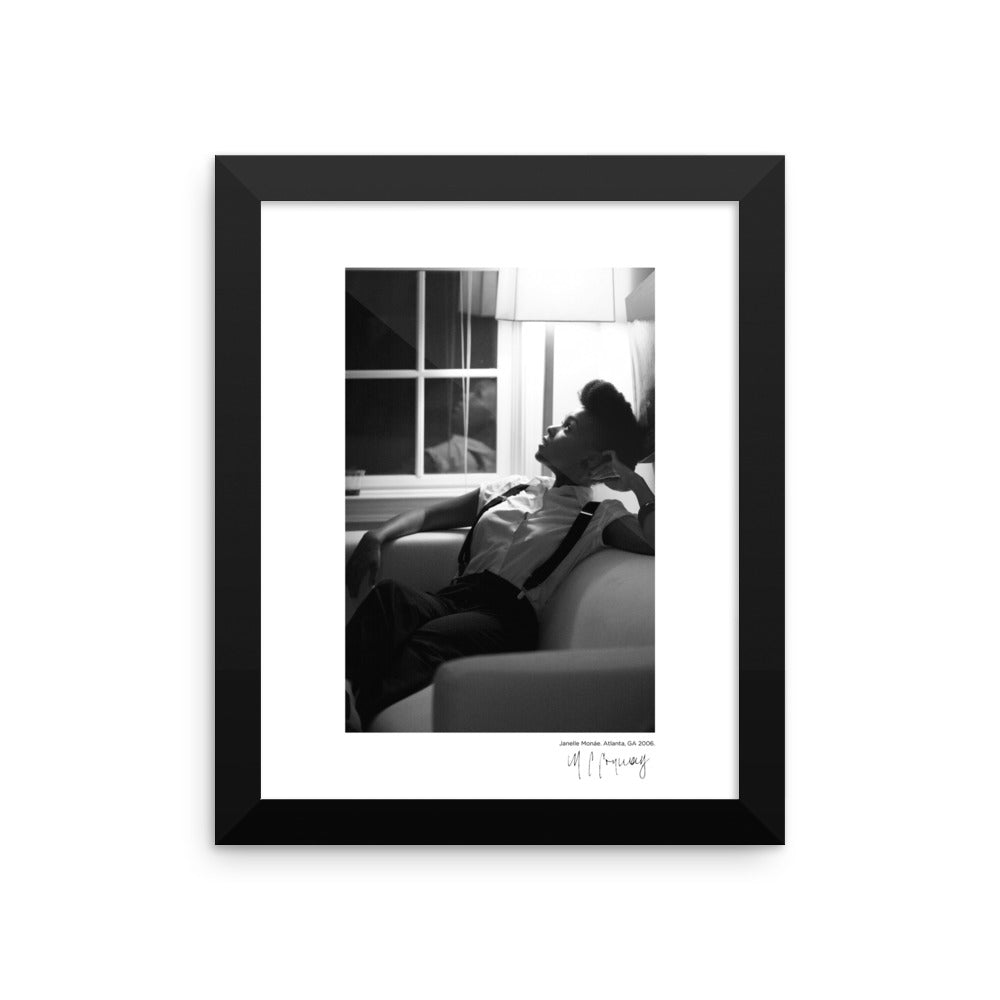 Framed Janelle Monáe Original Photographic Print by n.corren conway - House Of Nambili