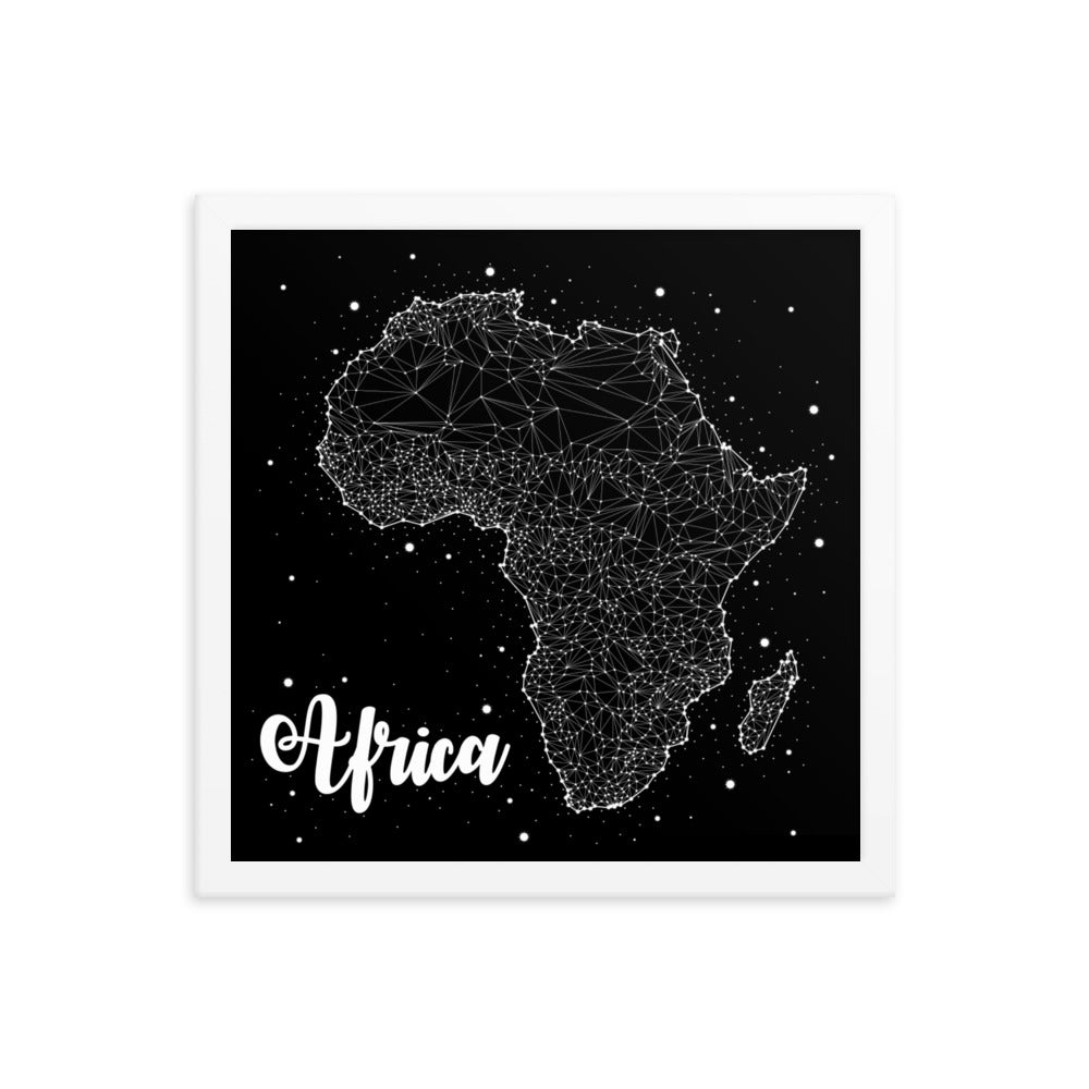 Framed 'Africa' Constellation Poster - House Of Nambili