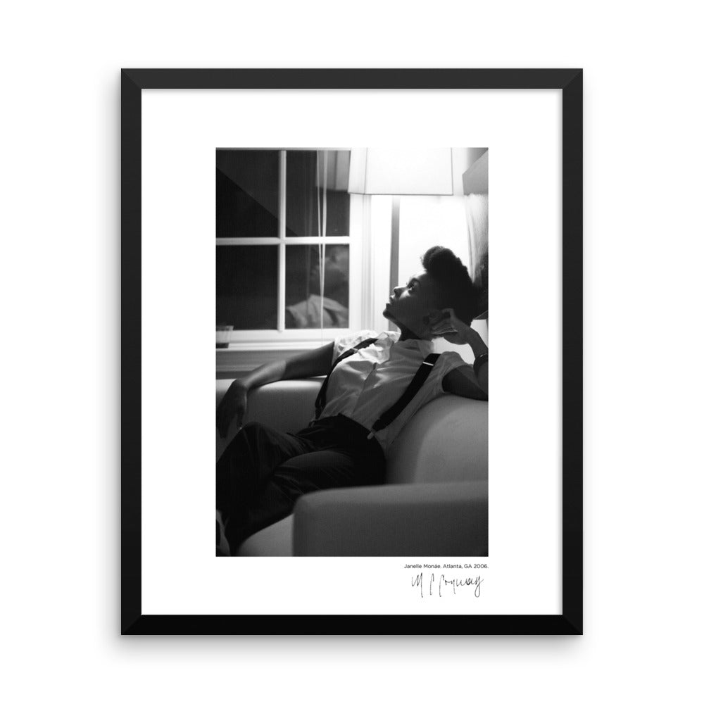 Framed Janelle Monáe Original Photographic Print by n.corren conway - House Of Nambili