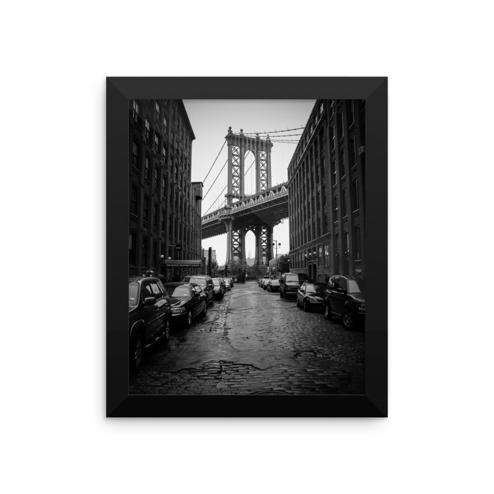 Framed Manhattan Bridge, NYC Original Photographic Print by n.corren conway - House Of Nambili