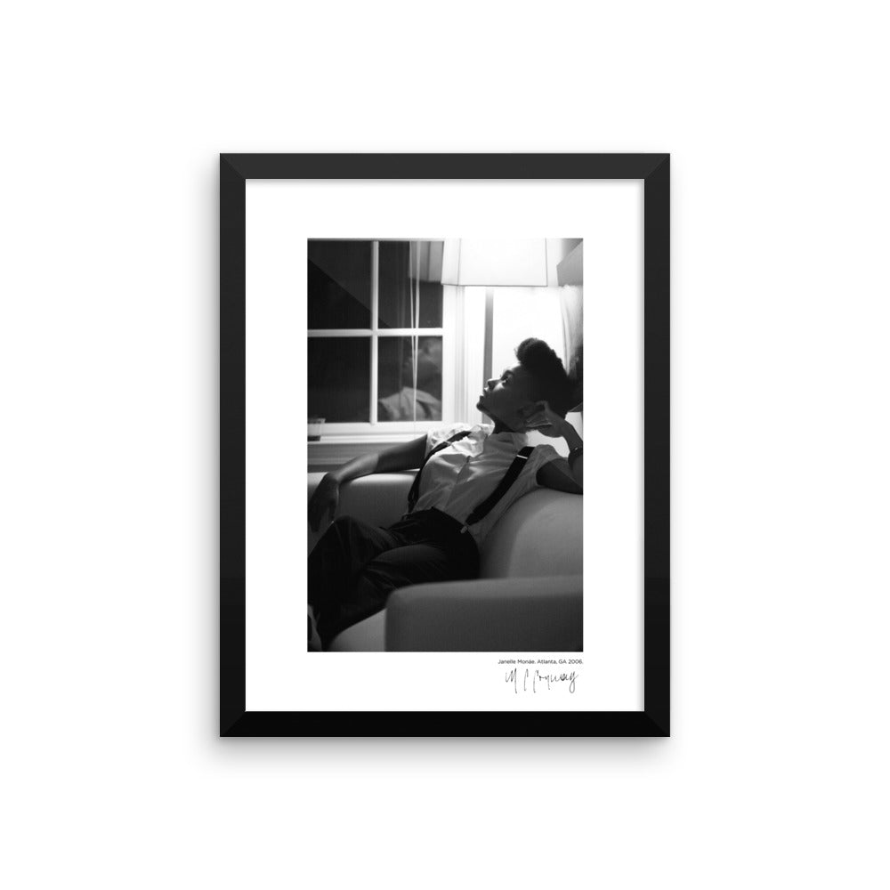 Framed Janelle Monáe Original Photographic Print by n.corren conway - House Of Nambili