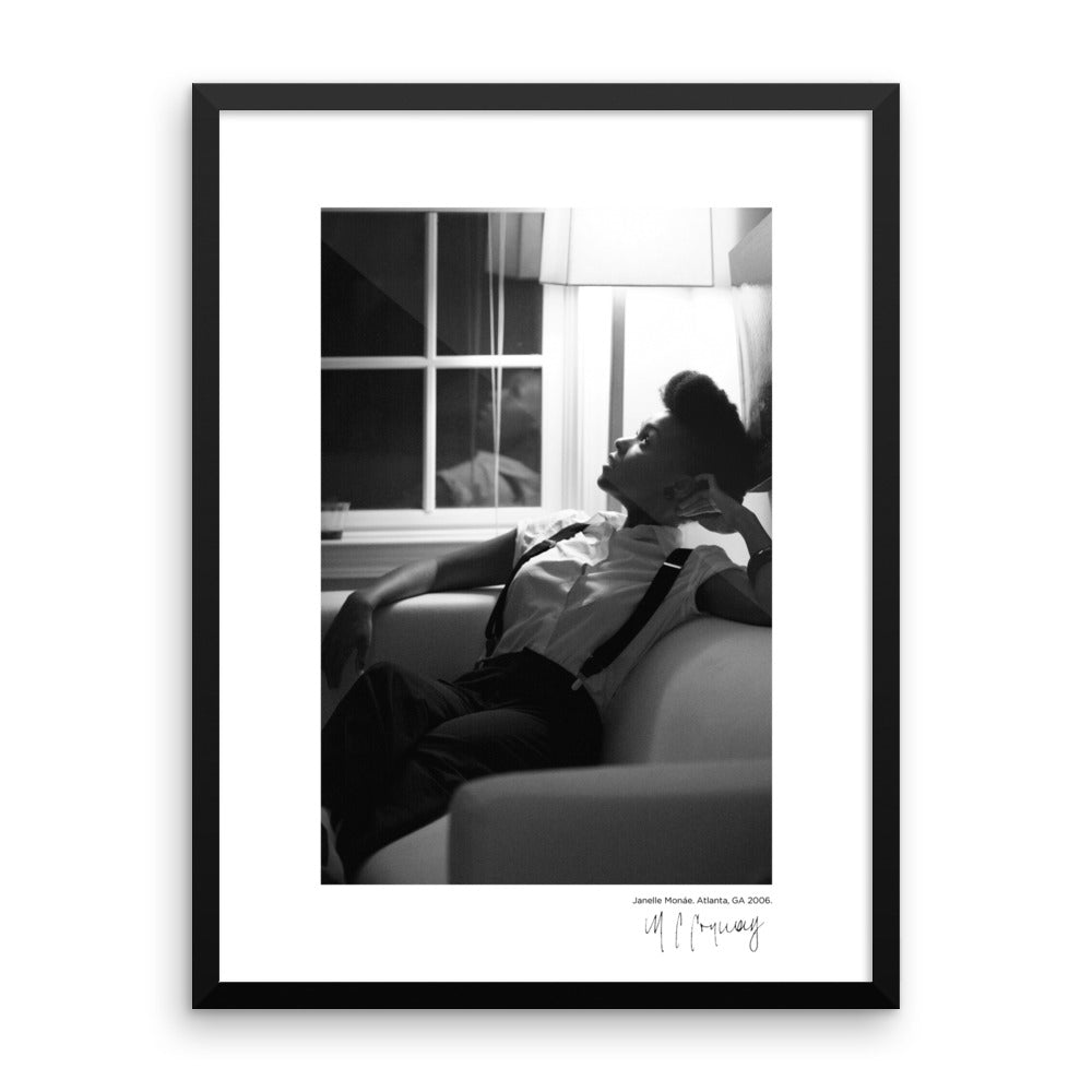 Framed Janelle Monáe Original Photographic Print by n.corren conway - House Of Nambili